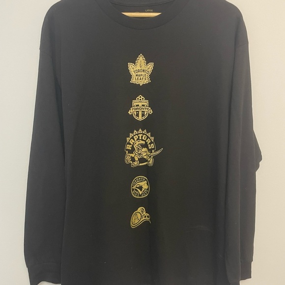 OVO Other - OVO Black Long Sleeve Tee with Gold Logos